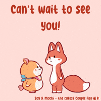 Be There Soon Love You GIF by SoyandMochi