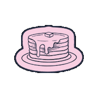 Pancakes Sticker by factoryandco