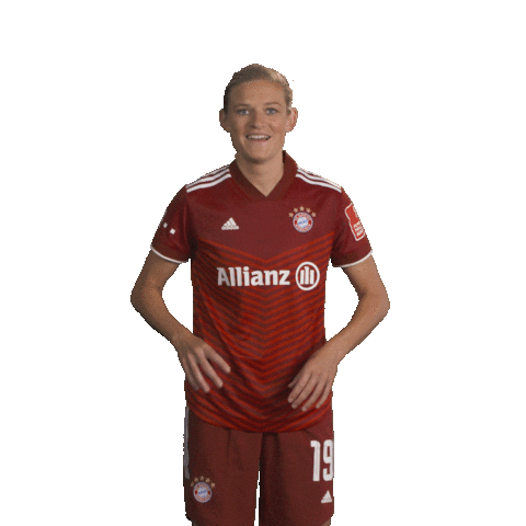 Happy Carina Wenninger Sticker by FC Bayern Women