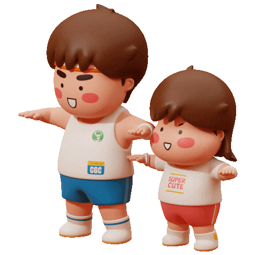 3D Exercising Sticker by CarryGrow