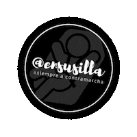 ensusilla silla contramarcha ensusilla siempreacontramarcha Sticker