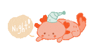 Sleepy Good Night Sticker by Zayha