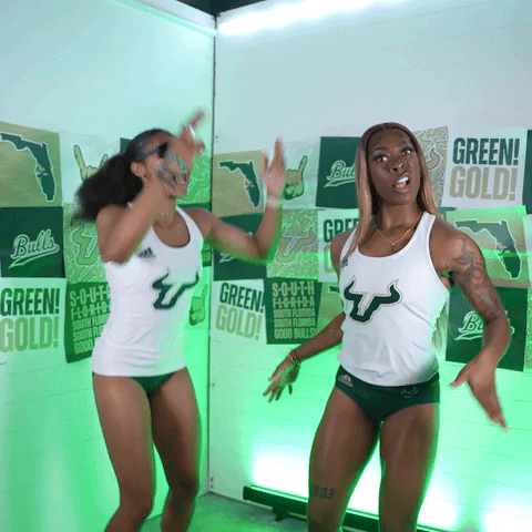 South Florida Horns Up GIF by USF Athletics