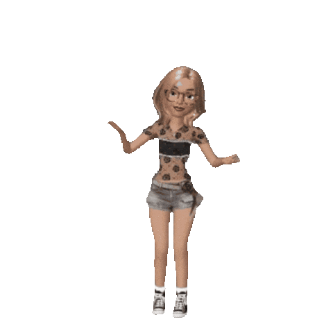 All Star Girl Sticker