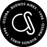 OSSIRABUENOSAIRES fashion logo ossira monogramfever Sticker