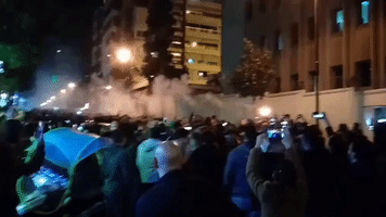 Protesters Rally Outside Beirut Police Station Demanding Release of Arrested Demonstrators