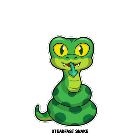 Slither Snake Eyes Sticker by VeeFriends