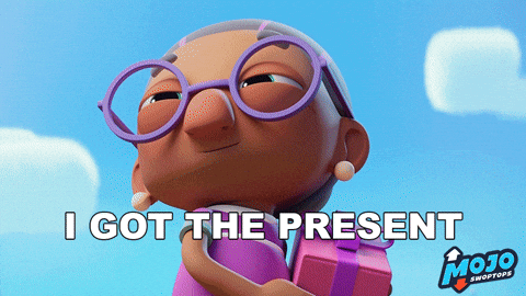 Christmas Here It Is GIF by Mojo Swoptops