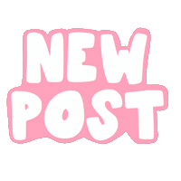 New Post Sticker