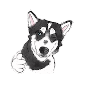Happy Dog Sticker