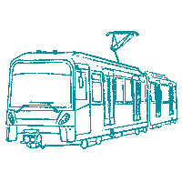 vgf_allefahrenmit bahn ubahn u-bahn stadtbahn Sticker