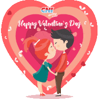 Saint Valentines Love Sticker by CNI