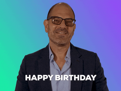 Happy Birthday GIF by GIPHY IRL