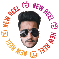 Akhtar Sticker by BORN ON INSTAGRAM