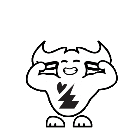 Heart Flexing Sticker by StrengthLog