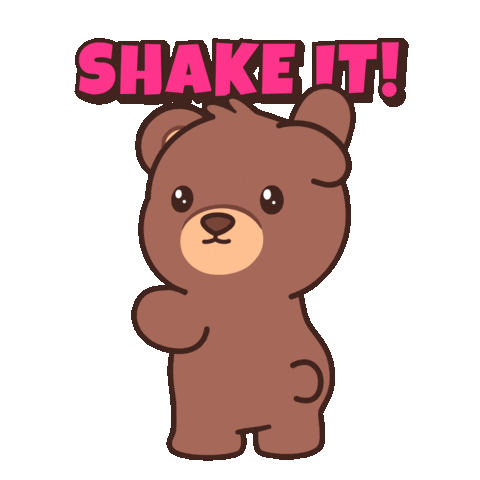 Teddy Bear Dancing Sticker by BEARISH