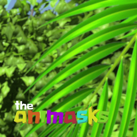 animasks hi bye animal weekend GIF