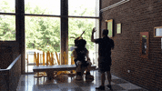 AICYellowJackets excited celebrate celebrating hugging GIF