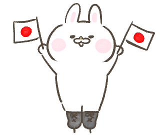 okara-donut giphyupload japan rabbit figure skating Sticker