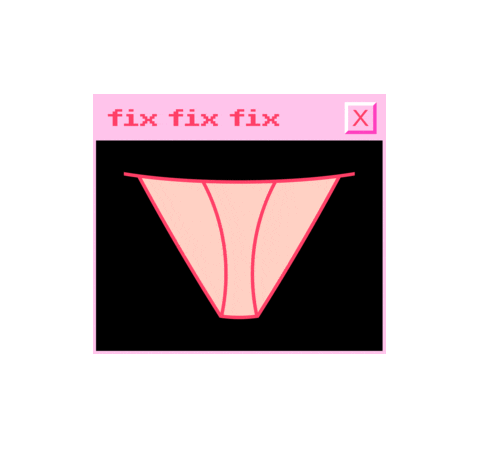 Pink Click Sticker by fix