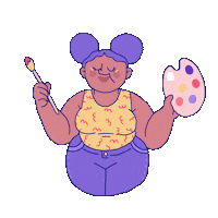 Art Working Sticker