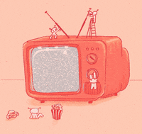 White Noise Popcorn GIF