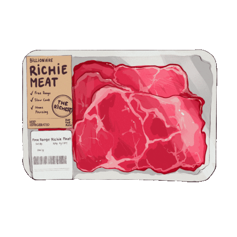 honiteef meat steak eattherich Sticker