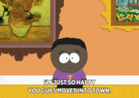 happy token black GIF by South Park 