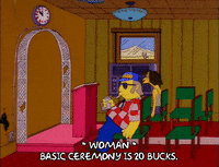 Season 3 Wedding GIF by The Simpsons