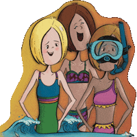 SLindenhols summer strand summervibes vakantie Sticker