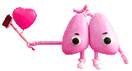 timothymercenary heart animation cartoon 3d Sticker
