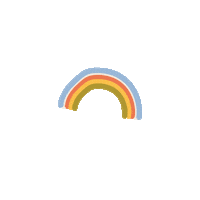 Happy Rainbow Sticker by Ella Shepherd