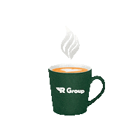rgroup coffee cozy coffee cup hot beverage Sticker
