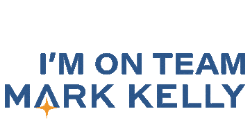 Full Speed Ahead Politics Sticker by Captain Mark Kelly