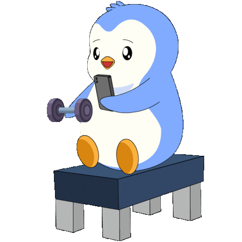 Looking Youtube Sticker by Pudgy Penguins