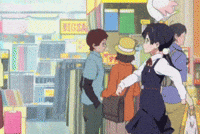 Jumping Tamako Market GIF