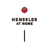 hensslerathome  Sticker