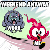 Run Away Its Friday GIF
