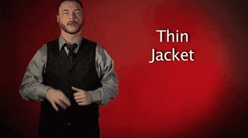 sign language thin jacket GIF by Sign with Robert