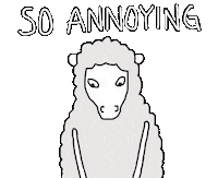Eyeroll Omg Sticker by Angry Duck