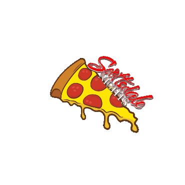 Pizza Slice Sticker by Scottsdale Nights
