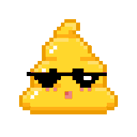 Art Shitting Sticker by Poopies.io