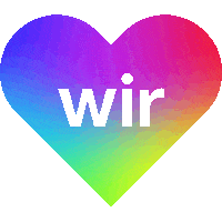 wirdesign design rainbow brand branding Sticker