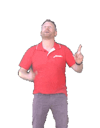 jaminvenray brand pointing follow check it out Sticker