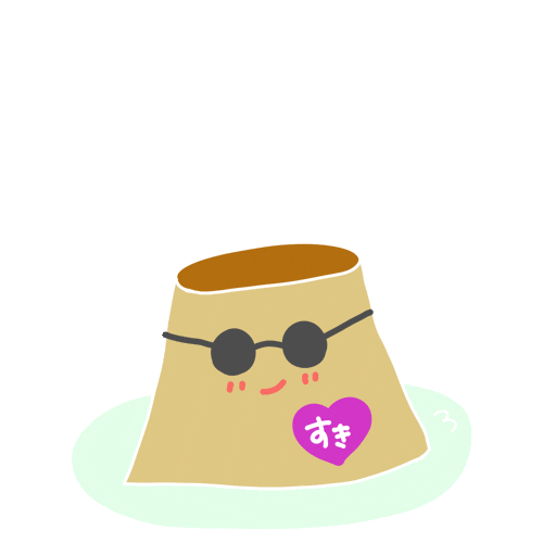 Pudding ぷりん Sticker