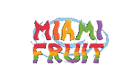 Tropical Fruit Water Sticker by Miami Fruit