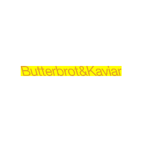 ButterbrotundKaviar giphygifmaker design bbuk werbeagentur Sticker