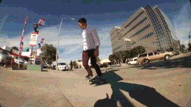 skate boarding GIF