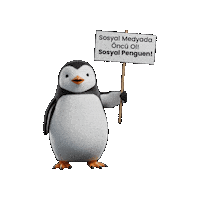 sosyalpenguenofc instagram sosyal medya penguen sosyal penguen Sticker