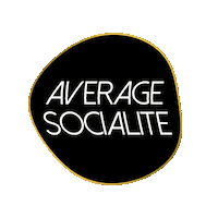 AverageSocialite average socialite averagesocialite Sticker
